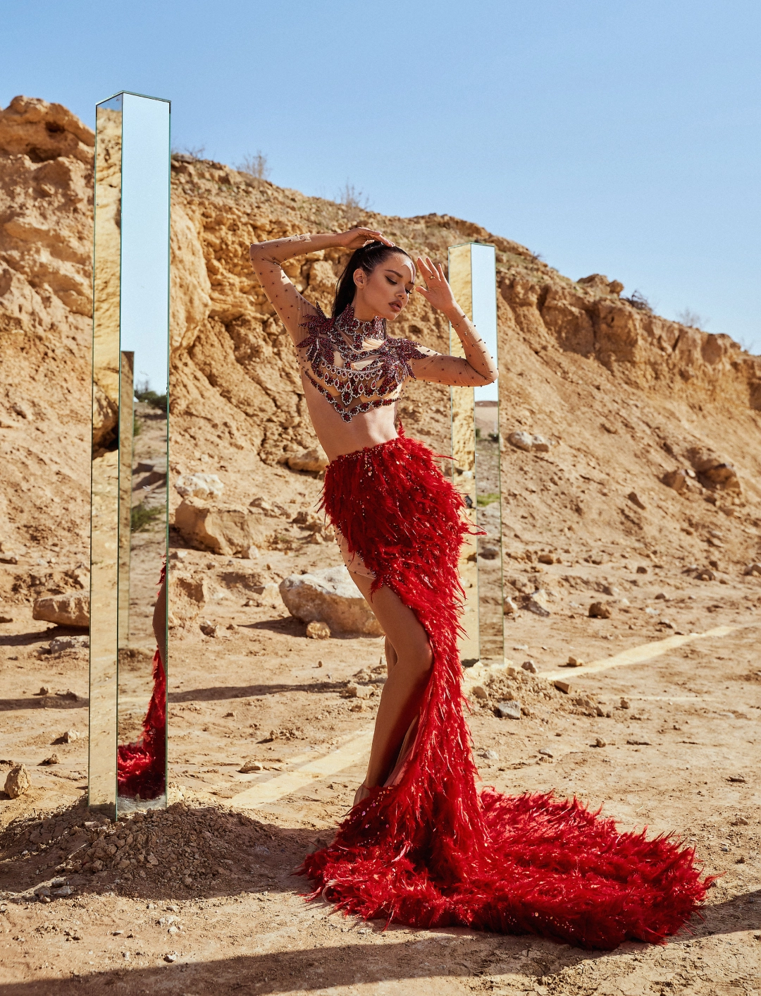 Dubai Fashion Show with make-up artist Irina Kobisskaya
